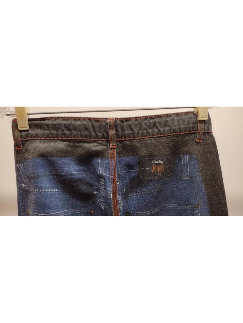 JEAN PAUL GAULTIER Rockabilly Pants Jean Picture Denim Redlines Waist 29 inches - Picture 12 of 16